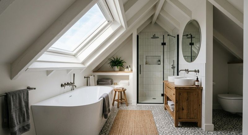 Attic Bathroom Remodeling in Stark County, OH