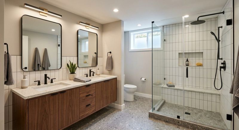 Basement Bathroom Remodeling in Stark County, OH